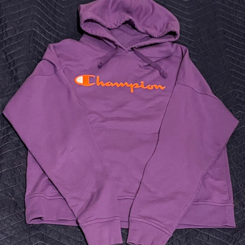 Champion Men's Purple Hoodie